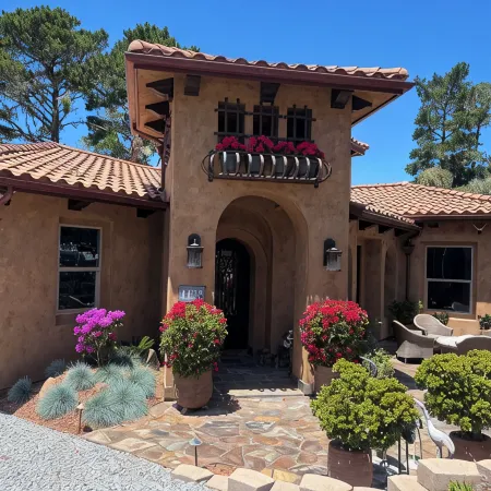 New 2,638 sf custom built Tuscan Style home in Pebble Beach.