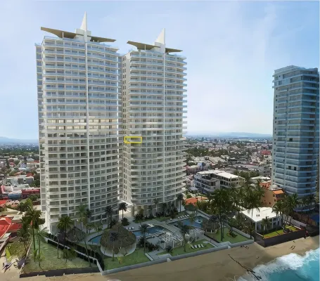 3BR fully equipped condo OCEAN FRONT - Golden Zone - بيت ضيافة