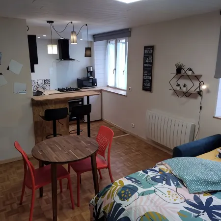 Le Lupicin, a comfortable, spacious studio in the heart of the Haut Jura nature park.