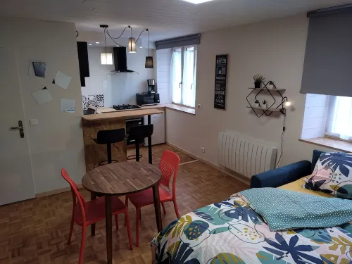 Le Lupicin, a comfortable, spacious studio in the heart of the Haut Jura nature park.