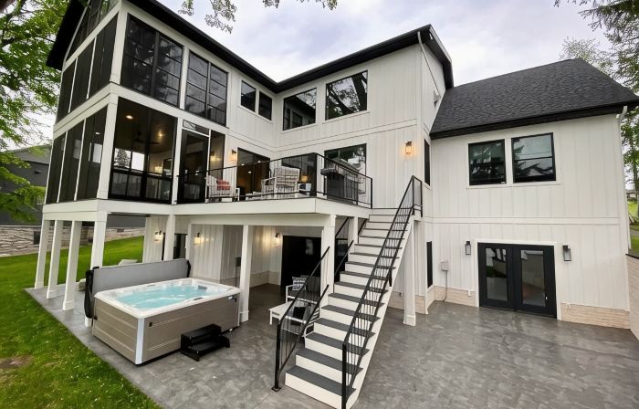 BRAND NEW 7 BR / 5 BA luxury home ON Keuka Lake just outside of Penn Yan!