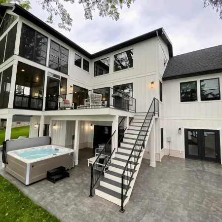 BRAND NEW 7 BR / 5 BA luxury home ON Keuka Lake just outside of Penn Yan!