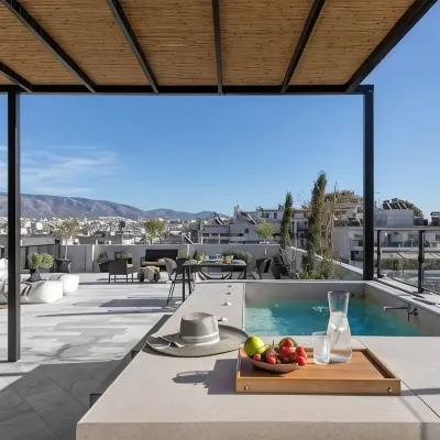 Thisean Modern Suites by Athens Stay Отели рядом с достопримечательностью «Торговый центр Athens Heart»