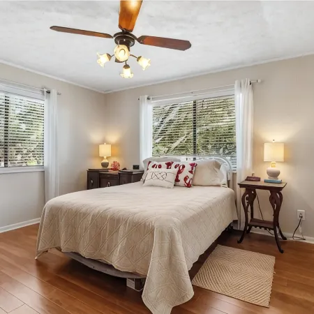 Relax with the whole family at this peaceful place to stay.