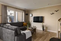 120m² Reihenhaus für 5 Pers. mit Garten, Sauna und Kamin