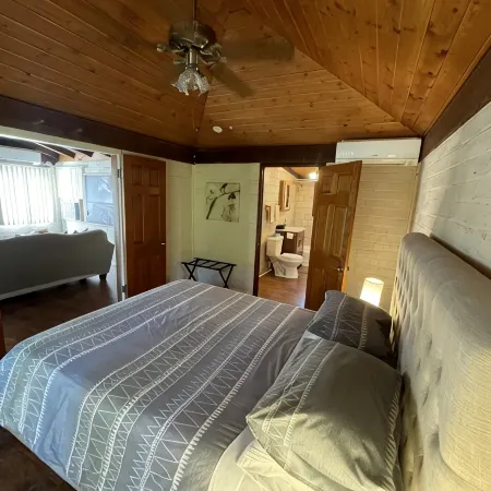 Villa F - a stand alone 1bed/1bath with kitchen steps from downtown Palm Springs