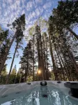Chalet Black: Modern Ski Resort Haven in Wooded Paradise! 4 queen beds - Feriehus