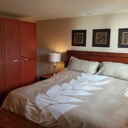 Lake View Condo across from the Public Park and Beach, Downtown Chelan!