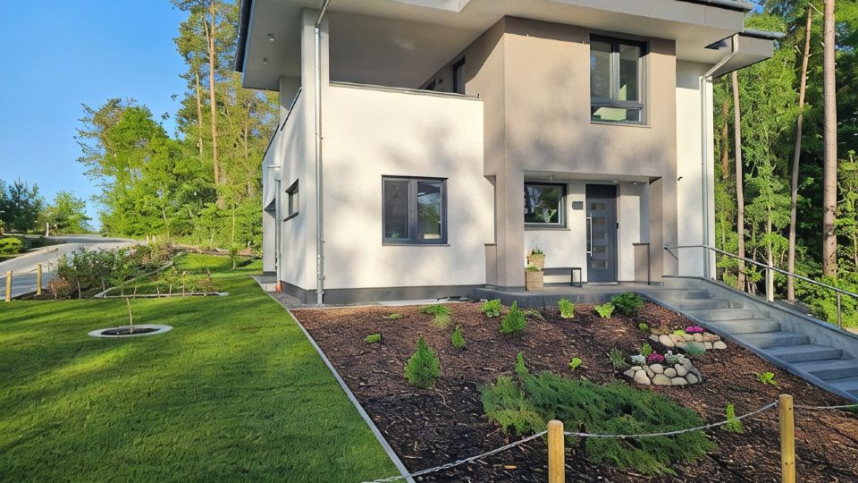 Lychensee villa with lake view, conservatory, fireplace and sauna