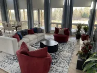 Beautiful new house nestled in a private and fenced 30 acres nature sanctuary.