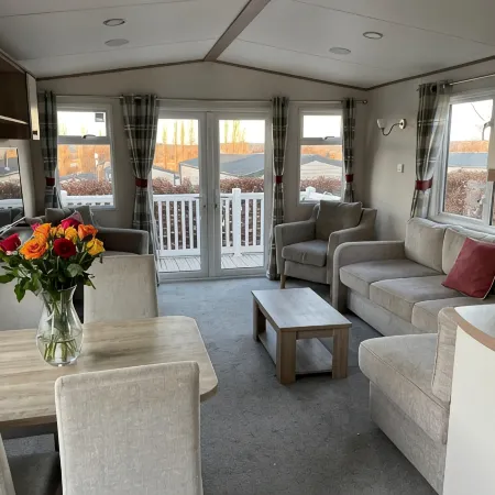 Arum dog friendly caravan on Rockley Park, Poole