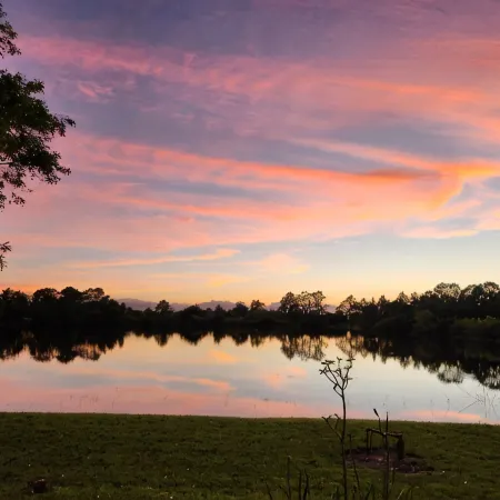 Florida Sunset by the lake