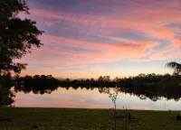 Florida Sunset by the lake