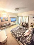 Manhattan plaza tower 1 araneta center cubao with Balcony, karaoke, netflix - 4 ดาว