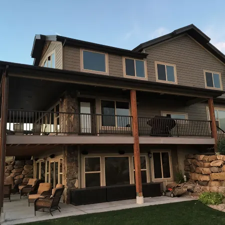 Luxury Family Reunion Vacation Home with Magnificent Lake Views & Private Beach