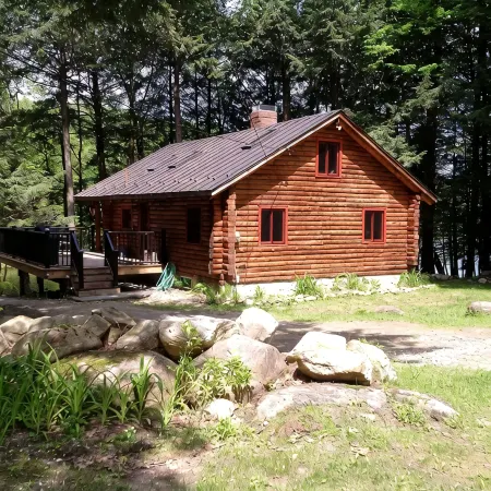 Log Cabin - Lake Pauline Waterfront - 2 Miles To Okemo Mountain/Jackson Gore