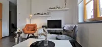 Modern Strata Montana vacation apartment with garden, underfloor heating and air conditioning