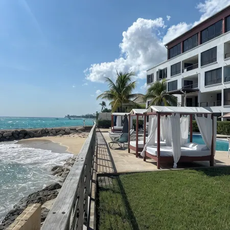 Beachfront 2-bedroom condo in St Lawrence Gap near Oistins