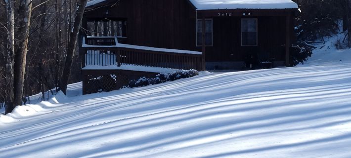 Woodland secluded cabin on 7 acres, with private dock and kayaks Hotels in Grayson County