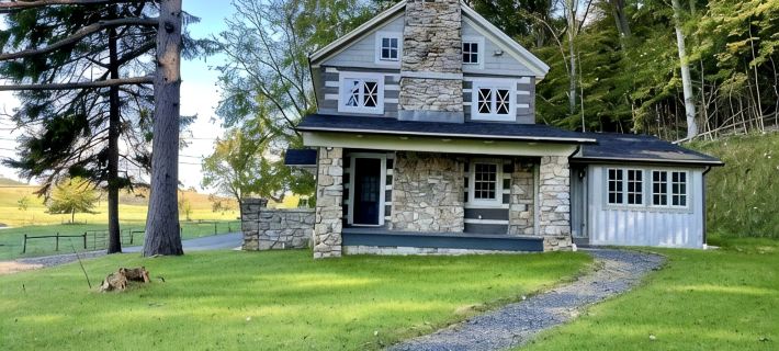 Charming newly-renovated historic log house near PSU and Spruce Creek Hotels in Huntingdon County