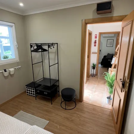 Studio for two guests with patio/terrace, air conditioning and wifi