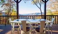 Amazing views at L’Oursière in Bear Lake Reserve, from the new  hot tub. - Boutique