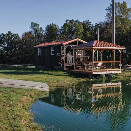 Tiny Cabin At The Pond