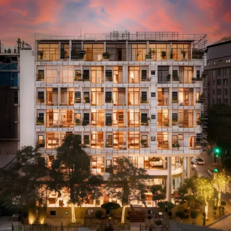 22land Residence – 50 Truong Cong Giai Отели рядом с достопримечательностью «Кау Гиай»