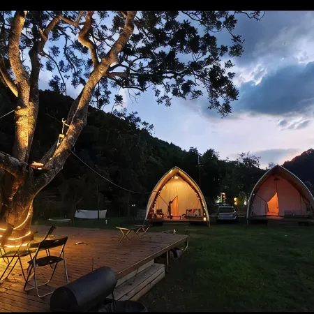 ravine stream Camp