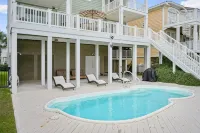 Luxurious Sunset Beach Home On The Water With Pool, Boat Dock and Golf Cart - 비치