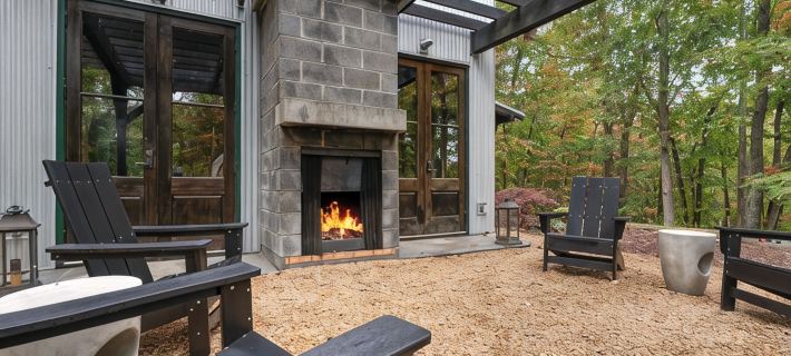 Modern Cabin - Private Mountaintop Location, Hot Tub, Outdoor Shower, Fireplace Hôtels à&nbsp;: Comte de Grayson