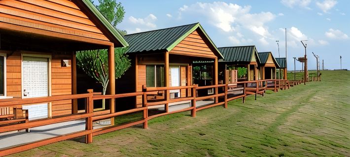 Badlands Frontier Cabins Отели в г. Пеннингтон Каунти