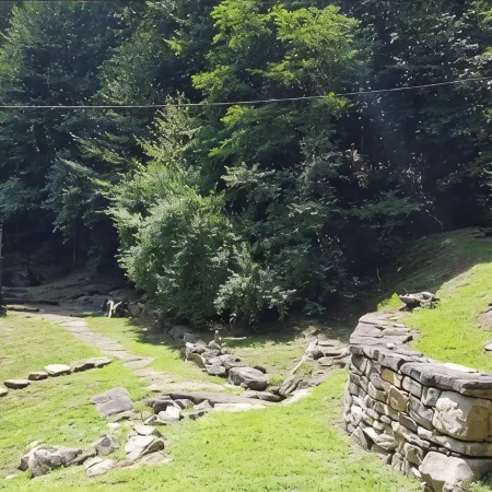 PRIVATE 150FT WATERFALL RIGHT OFF DECK! Rustic, Asian inspired.