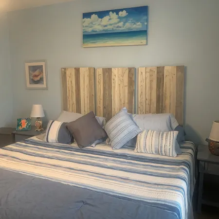 Beach Lovers, Oceanview, Cute 1 BR, 2 full BA condo in Surf City sleeps 5