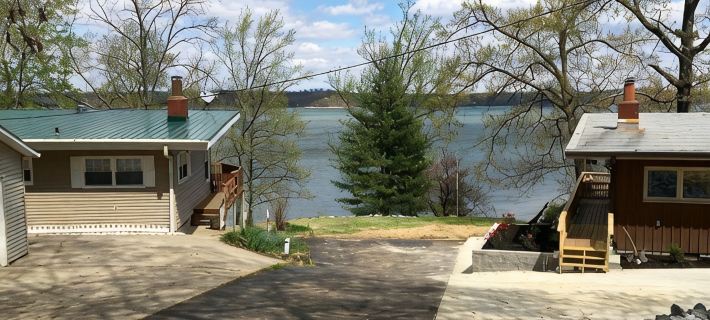 Gather at family-friendly Shelter Point on KY Lake カロウェイのホテル