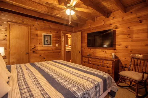 Cozy Pet Friendly Cabin in Townsend w/ TONS of privacy.  Sleeps 8. - Alppimaja
