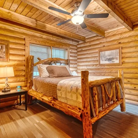 Log cabin, Blue Rdg. Mtn.,  A.T., Helton Crk falls, Vogel St. Park, near Helen