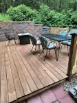 Beautiful cabin situated on wooded land with nice yard clearing and small stream - Wifi