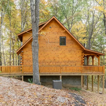 Epic Cabin 5 Miles from Hocking Hills Park. Hot Tub, Sauna, Arcade and more!