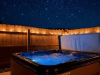 Deluxe Firepit Luray Couples Log Cabin #6 Mountain Views Hot Tub Stone Fireplace
