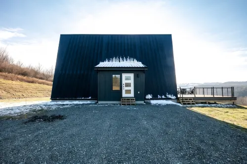 Modern A-Frame With Secluded Mountain Views & Fire Pit