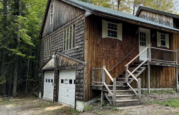 Tranquil cabin in the woods with heated garage.