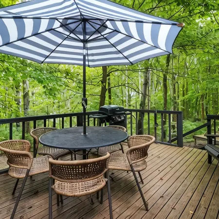 Boho Cabin w/ Hot Tub.  Private & Cozy Escape