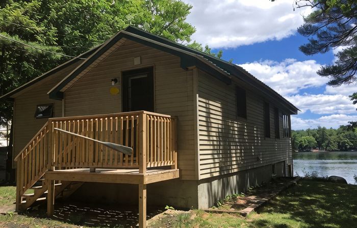 Waterfront home on Forest Lake in Gray, Maine. Perfect for 1 or 2 couples.