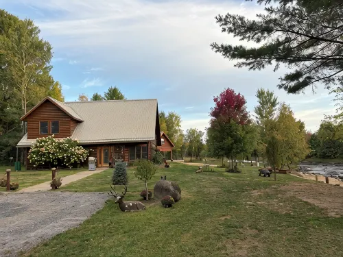 Adirondack  River House with a New Pavilion Seats 50 Constructed Fall of 2025 - 4-Star
