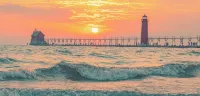 Stay near Grand Haven Beach & Downtown - 무료 와이파이