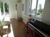 Appart 100 m² Downtown in garden 2 Ha 300 m from the Lake (garden & lake views) - balcony