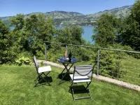 Vacation apartment on Lake Thun - magnificent views of the lake and mountains - Wifi