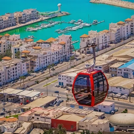 Luxury apartment with sea view, 5 minutes walk from the beach! With air conditioning