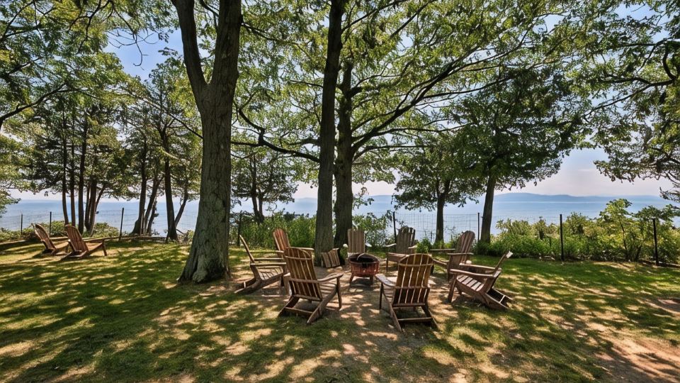 Rustic Cliff-top Cabin at the Tip of Lake Champlain's Barney Point
